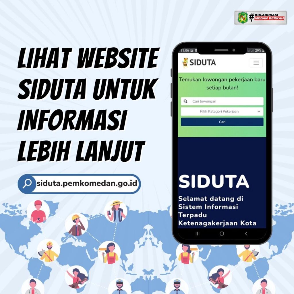 Aplikasi SIDUTA Disnaker Medan Pertemukan Pencari Kerja dengan Perusahaan