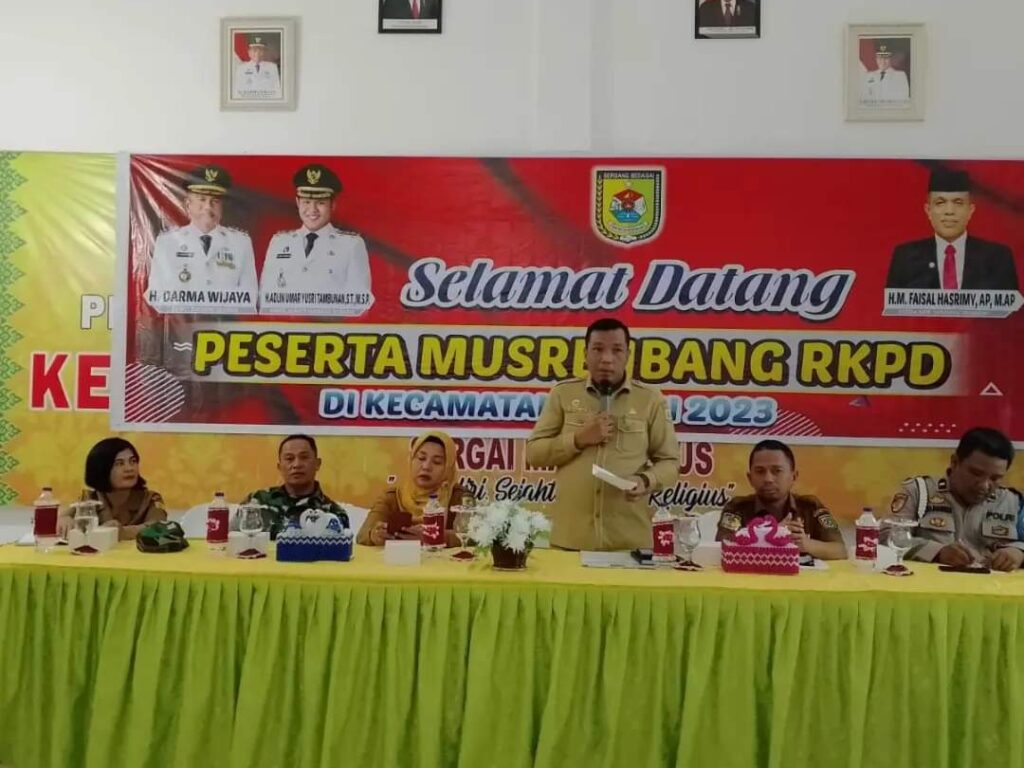Kadis Perkim Wakili Bupati Sergai Pimpin Musrenbang RKPD di Dua Kecamatan