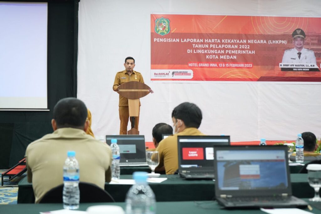 Pemko Medan Selenggarakan Bimbingan Pengisian LHKPN Tahun Pelaporan 2022