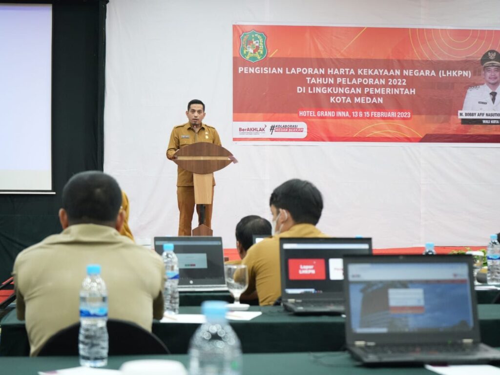 Pemko Medan Selenggarakan Bimbingan Pengisian LHKPN Tahun Pelaporan 2022
