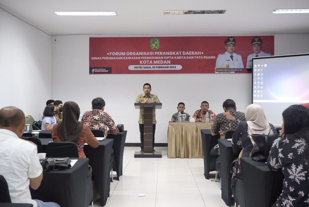 Optimalkan RKPD 2024, Dinas PKPCKTR Kota Medan Gelar Forum Organisasi Perangkat Daerah