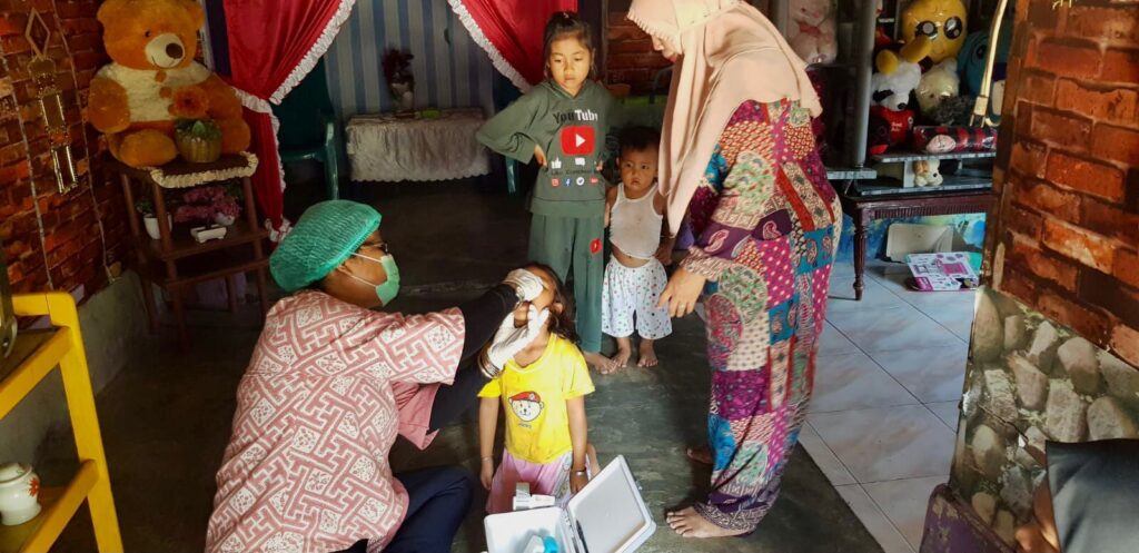 Per 16 Februari, Capaian Imunisasi Sub PIN Polio di Puskesmas Sicanang 99,11 Persen