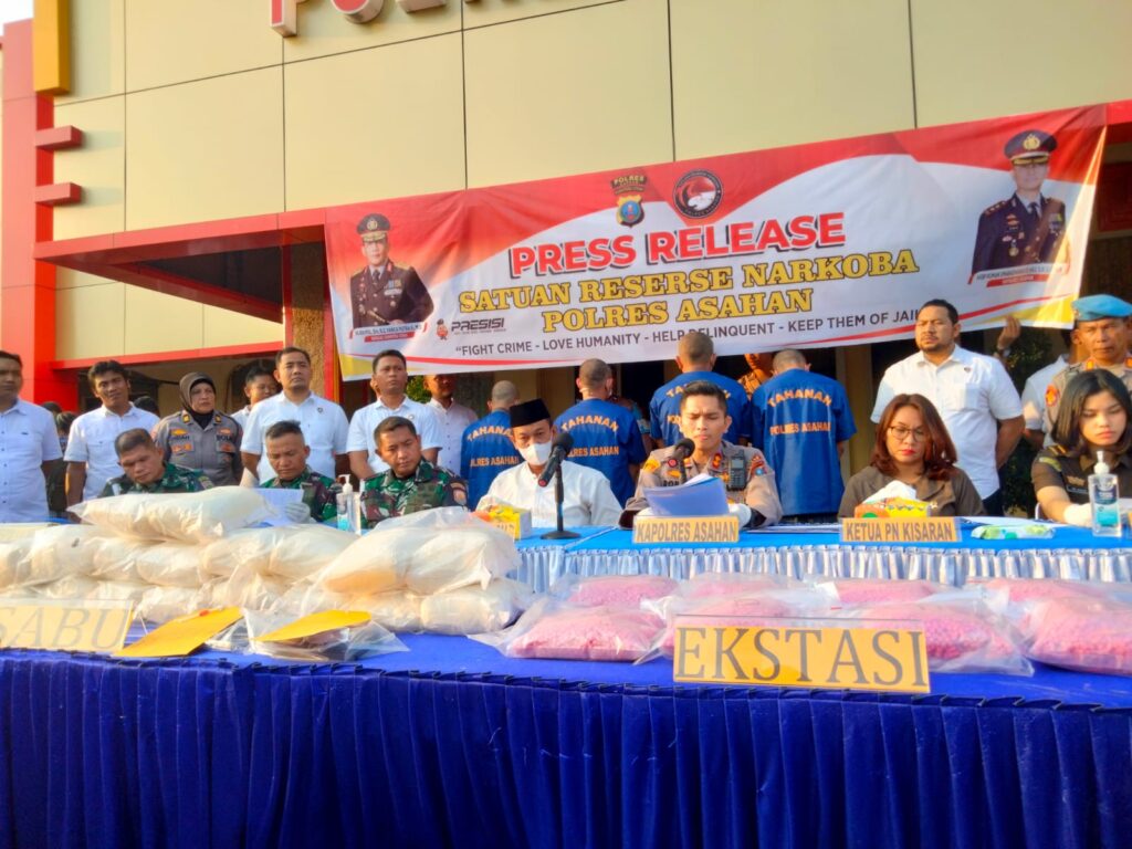 20 Kg Sabu dan 40 Ribu Butir Pil Ekstasi dari Malaysia Gagal Diedarkan di Medan