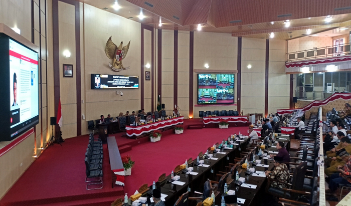 Rapat Paripurna DPRD Kota Medan Terkait Penyampaian Reses Masa Sidang 1 Tahun 2023 di Dapil 3 Kota Medan