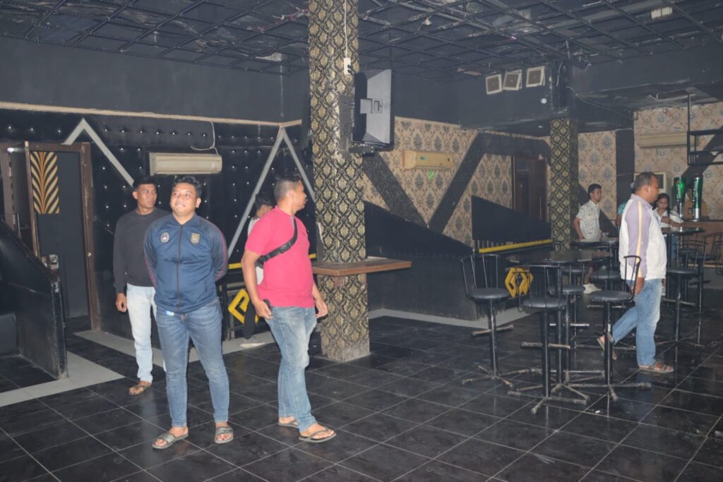Razia Tempat Hiburan Malam di Kisaran Bocor, Pengunjung Sepi