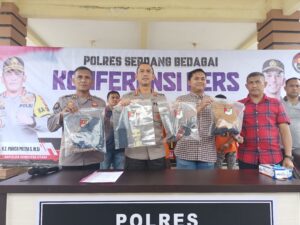 Polres Serdang Bedagai Berhasil Ungkap Kasus Pencurian Brangkas Milik PT.Grafika