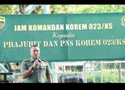 Dandrem 023/ KS: Prajurit  Tetap Menjaga Netralitas TNI Dalam Pemilu 2024