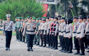 Polres Padangsidimpuan Laksanakan Apel Gelar Pasukan Operasi Patuh Toba 2023