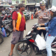 Sosialisasi Ops Patuh Toba ke Pedagang Pasar Kabanjahe oleh Satlantas Polres Tanah Karo