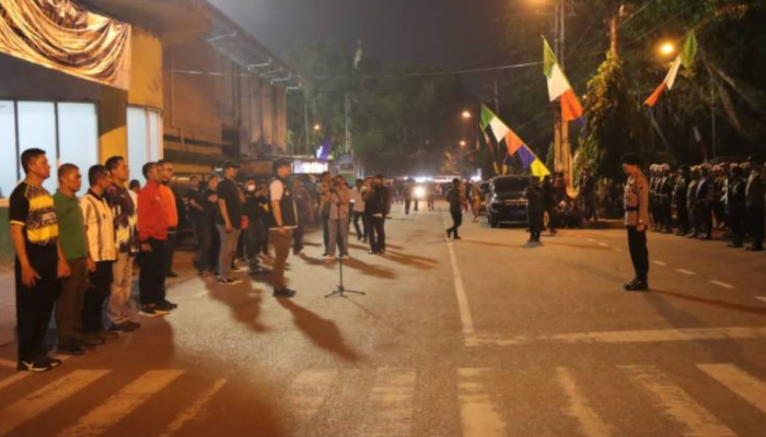 Wali Kota Medan Memimpin Apel Patroli ‘Anti Begal’ di Stadion Teladan