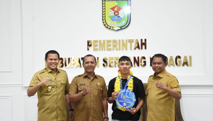 Pemain Dari Sergai untuk Indonesia: Bupati dan Wakil Bupati Apresiasi Prestasi Arkhan Fikri di AFF U-23 Thailand