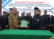 Pengurus Karang Taruna Asahan Dikukuhkan Bupati