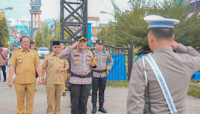 Walikota Padangsidimpuan Hadiri Apel Gelar Pasukan Operasi Zebra Toba Tahun 2023