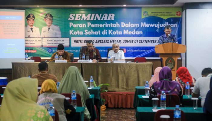 BRIDA Gelar Seminar Hasil Guna Wujudkan Medan Kota Sehat