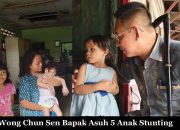 Bapak Asuh 5 Anak Stunting, Wong Chun Sen Senang 5 Anak Asuhnya Mengalami Perubahan Positif