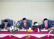 Rapat Paripurna DPRD Medan Mendengar Pidato Kenegaraan Presiden Rabgkaian HUT ke-78 RI
