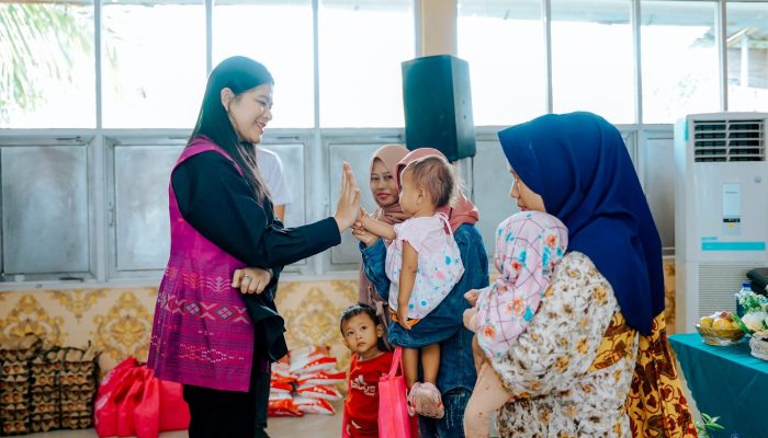 TP PKK Kota Medan Bantu Peningkatan Gizi 37 Anak Stunting di Medan Marelan