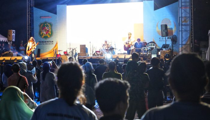Malam Hiburan Rakyat Semarakan Puncak Perayaan Hut ke 52 Korpri Kota Medan
