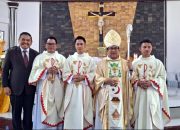 Parlindungan Purba, Pj Gubsu dan Bupati Nias Utara Hadiri Penahbisan Imam Diosesan Keuskupan Sibolga