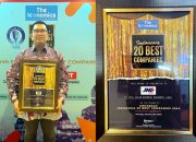 Penghargaan Indonesia 20 Best Companies, JNE Raih Kategori Courier Service