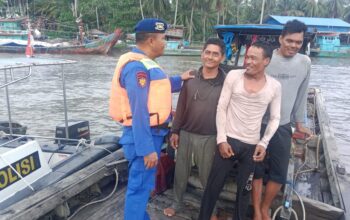 Sat Polairud Polres Tanjung Balai Rutin Patroli Cegah Kapal Membawa Barang Ilegal