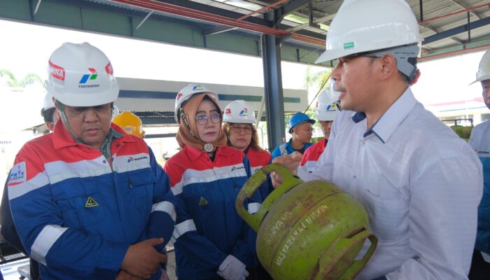 Uji Berat Tabung LPG 3 Kg, Pertamina Patra Niaga Regional Sumbagut dan Pemprov Sumatera Utara Sidak SPBE