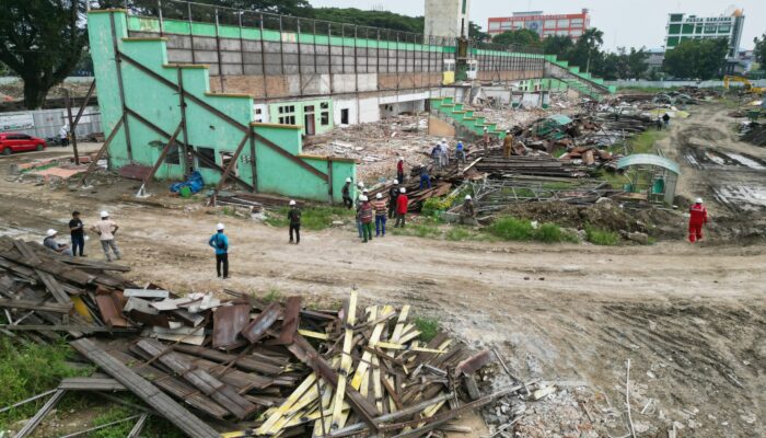 Sisa Material Bangunan Stadion Teladan Telah Dilelang KPKNL Rp1,6 Miliar