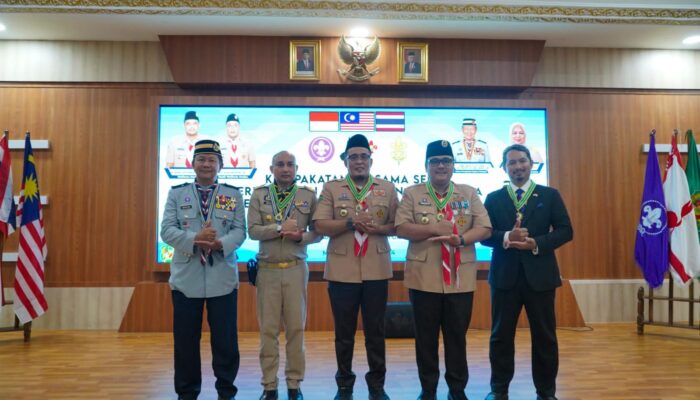 Kwarcab Gerakan Pramuka Medan Jalin Kerja Sama dengan Pengakap Malaysia dan Scout Thailand