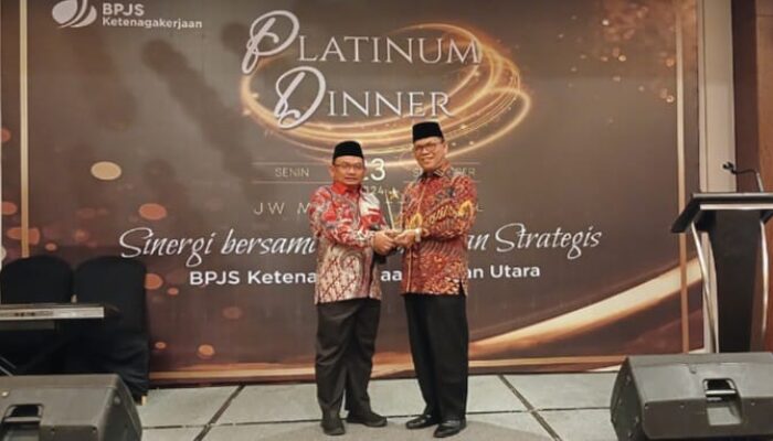 UINSU Juara II Paritrana Award 2024 BPJS Ketenagakerjaan Sumbagut