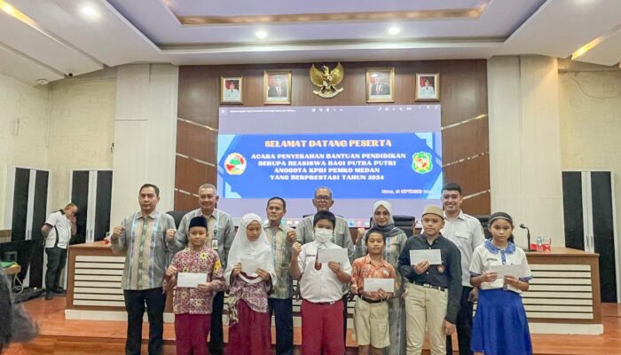 KPRI Pemko Medan Serahkan Beasiswa kepada 239 Pelajar Berprestasi