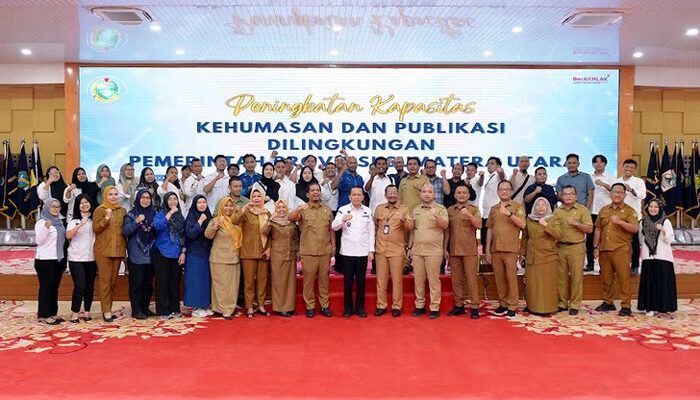 Tingkatkan Kapasitas Kehumasan dan Publikasi, Pj Gubernur Sumut Agus Fatoni Latih Tim Humas