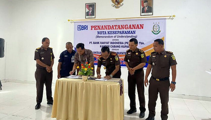 Kejari Rote Ndao Jalin Kerjasama Bidang Datun dengan BRI Cabang Kupang