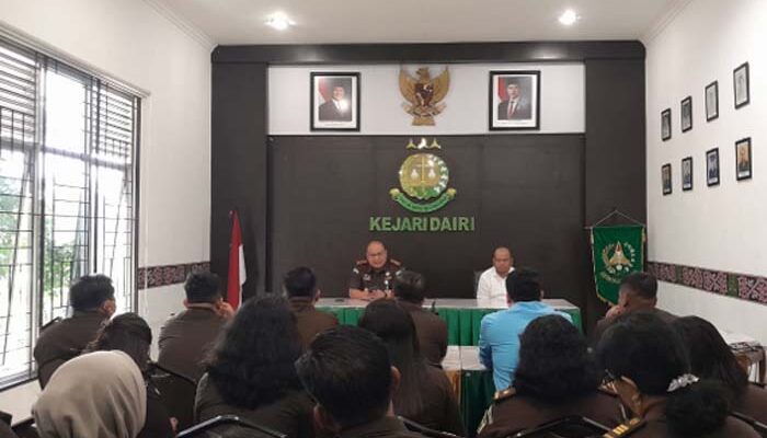 Kejari Dairi Lakukan Tes Urine, Antisipasi Penyalahgunaan Narkotika di Kalangan ASN