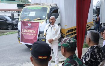 Bupati Asahan Lepas Distribusi Logistik Pilkada Serentak Tahun 2024