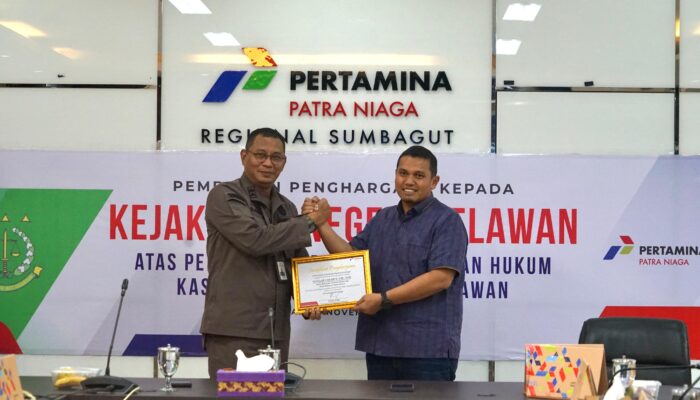 Pertamina Patra Niaga Apresiasi Kejari Belawan, Tegakkan Hukum Illegal Tapping