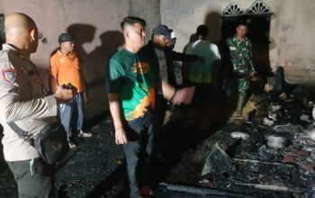 Rumah Warga di Sergai Ludes Terbakar, Polisi Duga Korsleting Listrik Penyebabnya