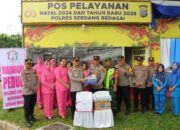 Kapolres Serdang Bedagai Perkuat Kesiapan Pengamanan Natal dan Tahun Baru: Kunjungan ke Pos Pam dan Pos Yan