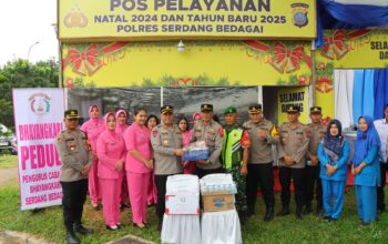 Kapolres Serdang Bedagai Perkuat Kesiapan Pengamanan Natal dan Tahun Baru: Kunjungan ke Pos Pam dan Pos Yan