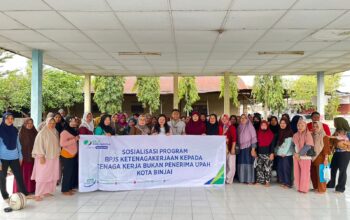 Penerima PKH di Binjai Senang Dapat Pengetahuan Manfaat Program BPJS Ketenagakerjaan