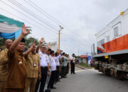 Tekan Risiko Kecelakaan, Pemprov Sumut Resmikan Pos Jaga dan Palang Pintu Perlintasan Kereta Api Tanjungbalai